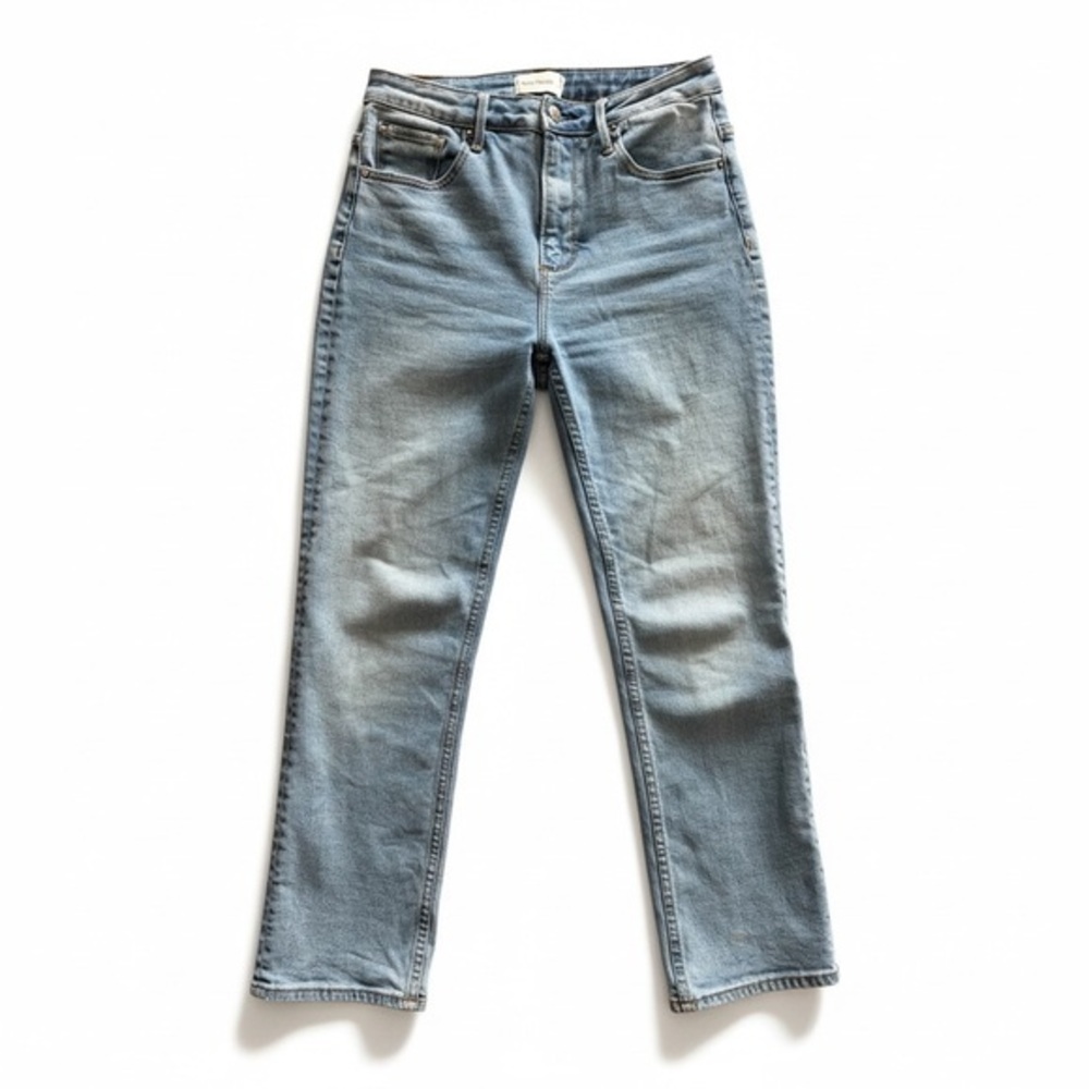 Driftwood Stella High Rise Straight Light Wash Jeans